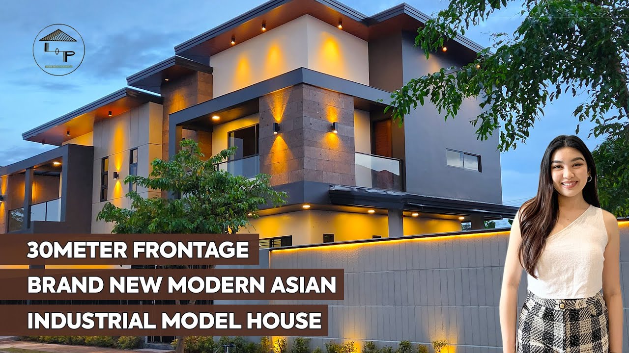 30-Meter Frontage Brand New Modern Asian Industrial Model House in Pampanga - House Tour Episode 8