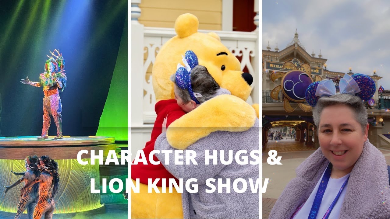 Character Hugs, No Masks & Complete Lion King Musical Show!