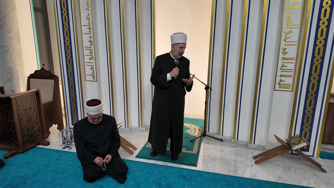 Muftija sarajevski dr. Grabus klanjao teraviju u IC Gazilar
