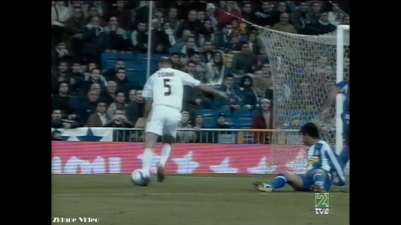 Zidane vs Espanyol (2004-05 La Liga 22R)