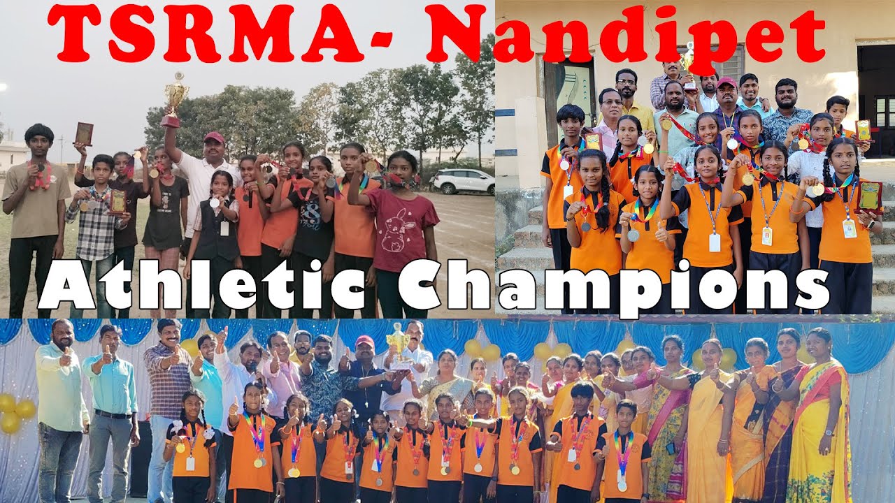 TSRMA- Nandipet Athletics | Akshara High School Champions|
