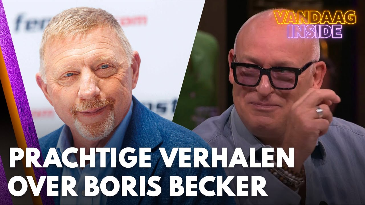 René van der Gijp vertelt prachtige verhalen over tennislegende Boris Becker | VANDAAG INSIDE