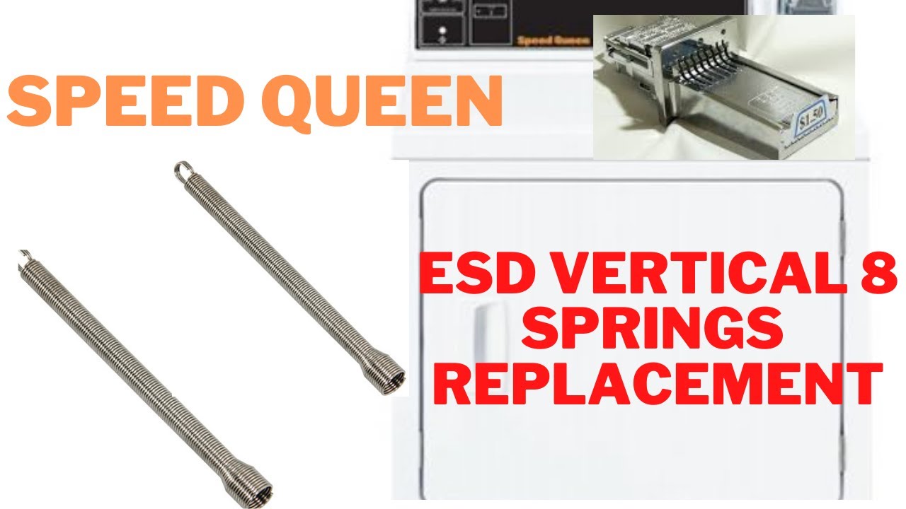 Speed Queen ESD vertical 8 coin slide spring replacement