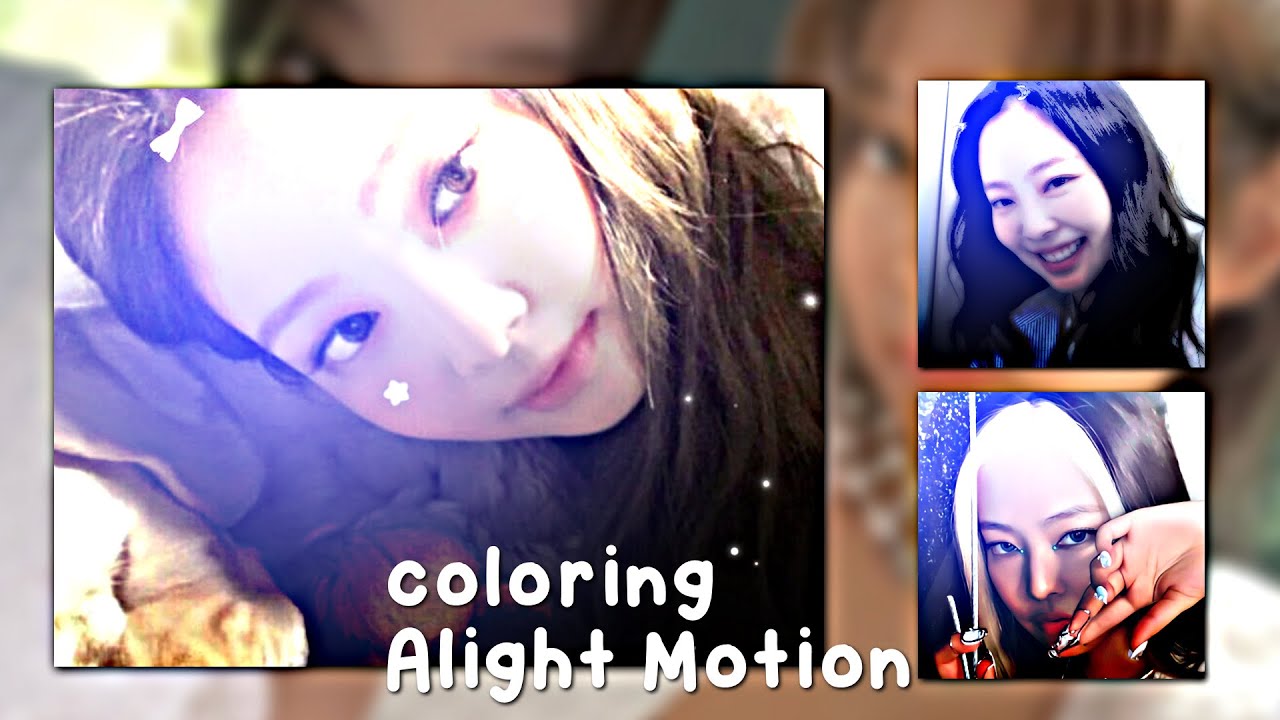 blue light rays coloring &mdash; alight motion