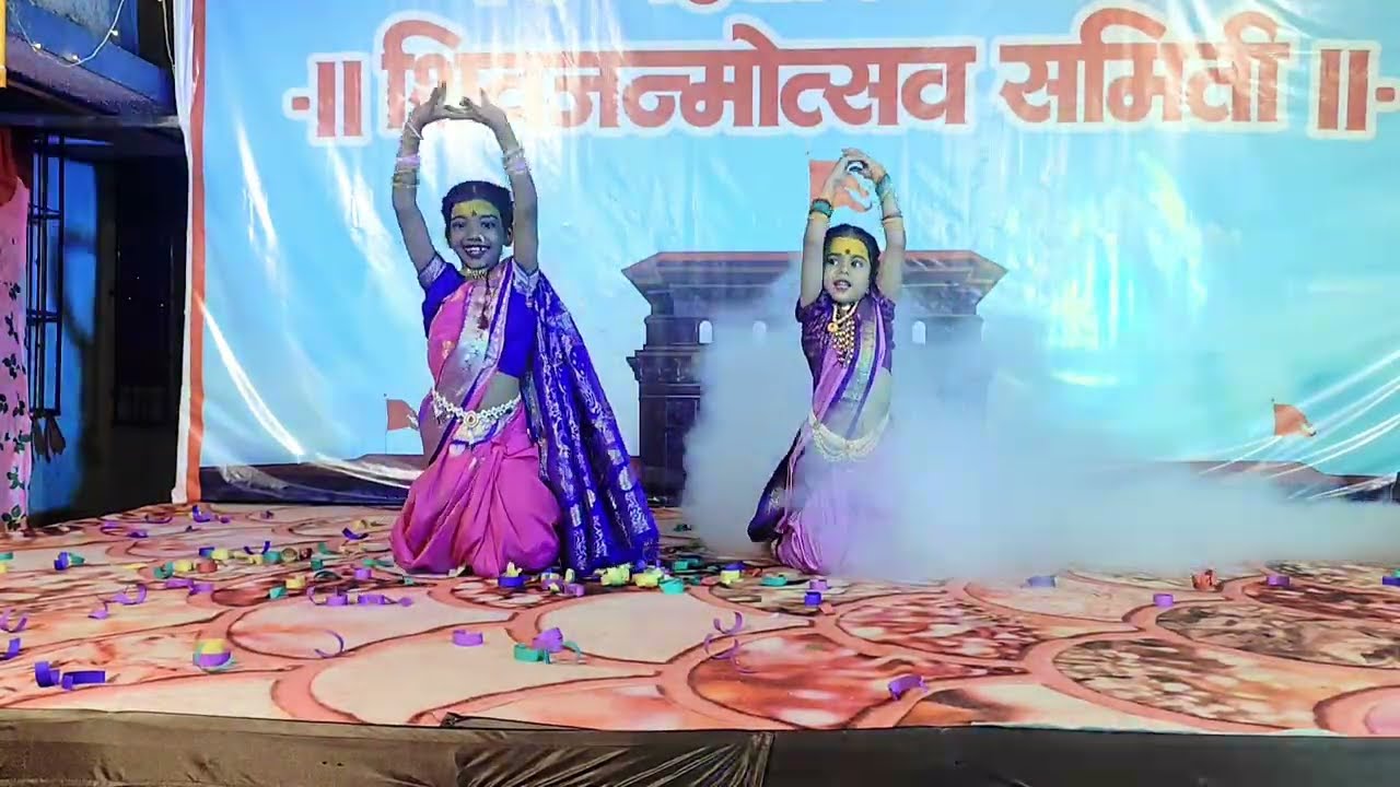 अन्वी सुतार आणि अन्वी गुलवे – “हलगी वाजते” धमाकेदार नृत्य सादरीकरण 🔥🥁   #shivjanmotsav