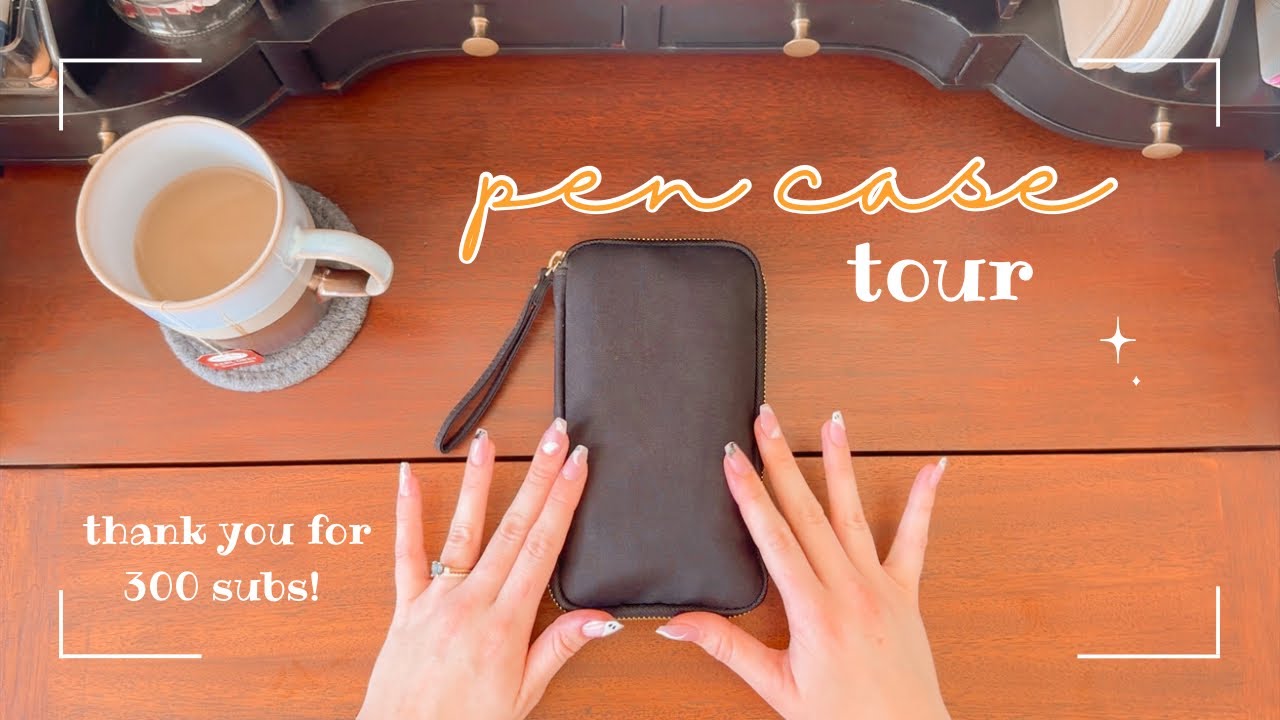 What’s in my Pencil Case 🖊️ fountain pen case tour