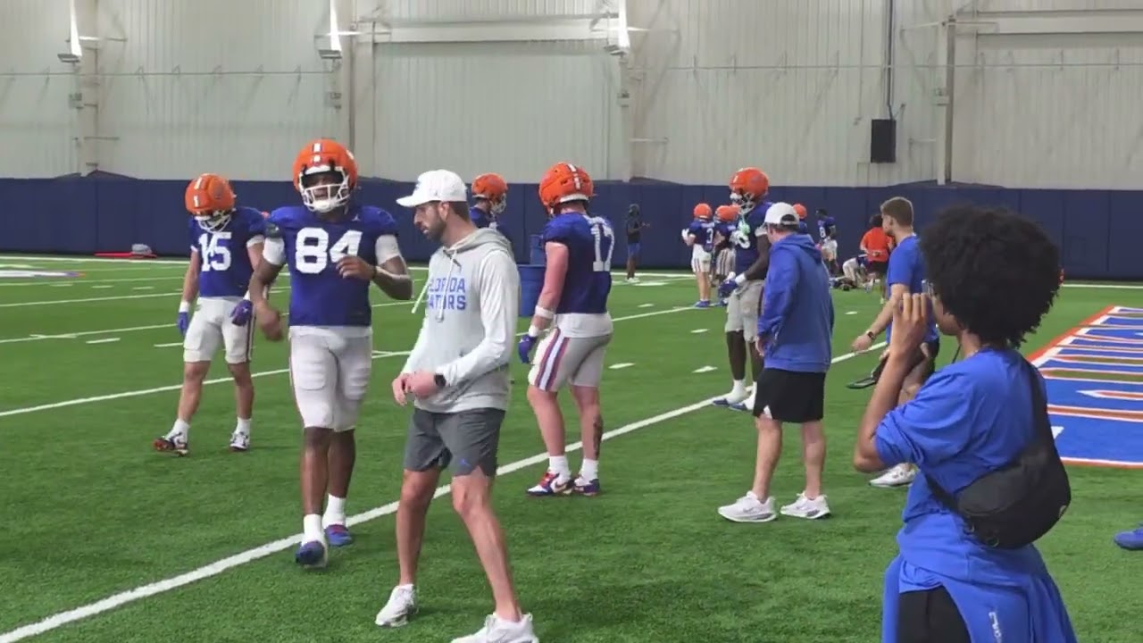 Watch: Florida Football Spring Practice 3/12