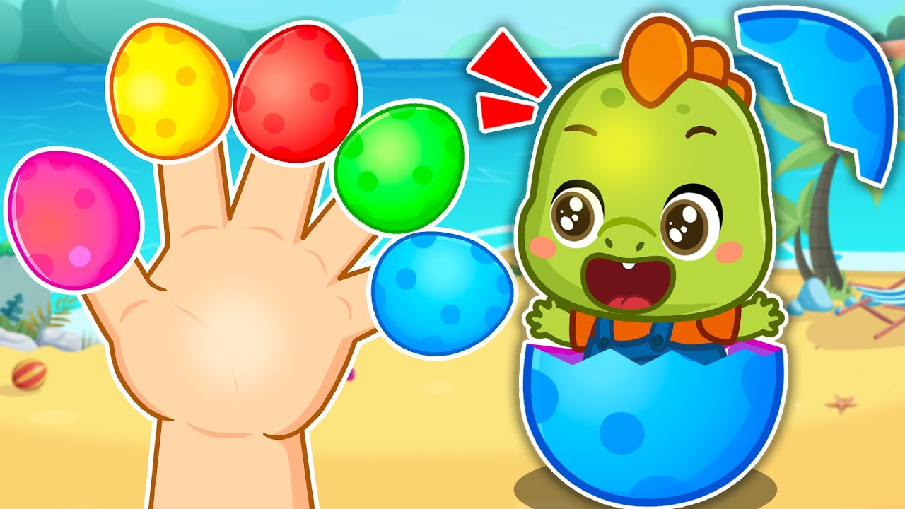 Egg Finger Family Song + More Children Songs & Cartoons | DinoLala Nursery Rhymes
