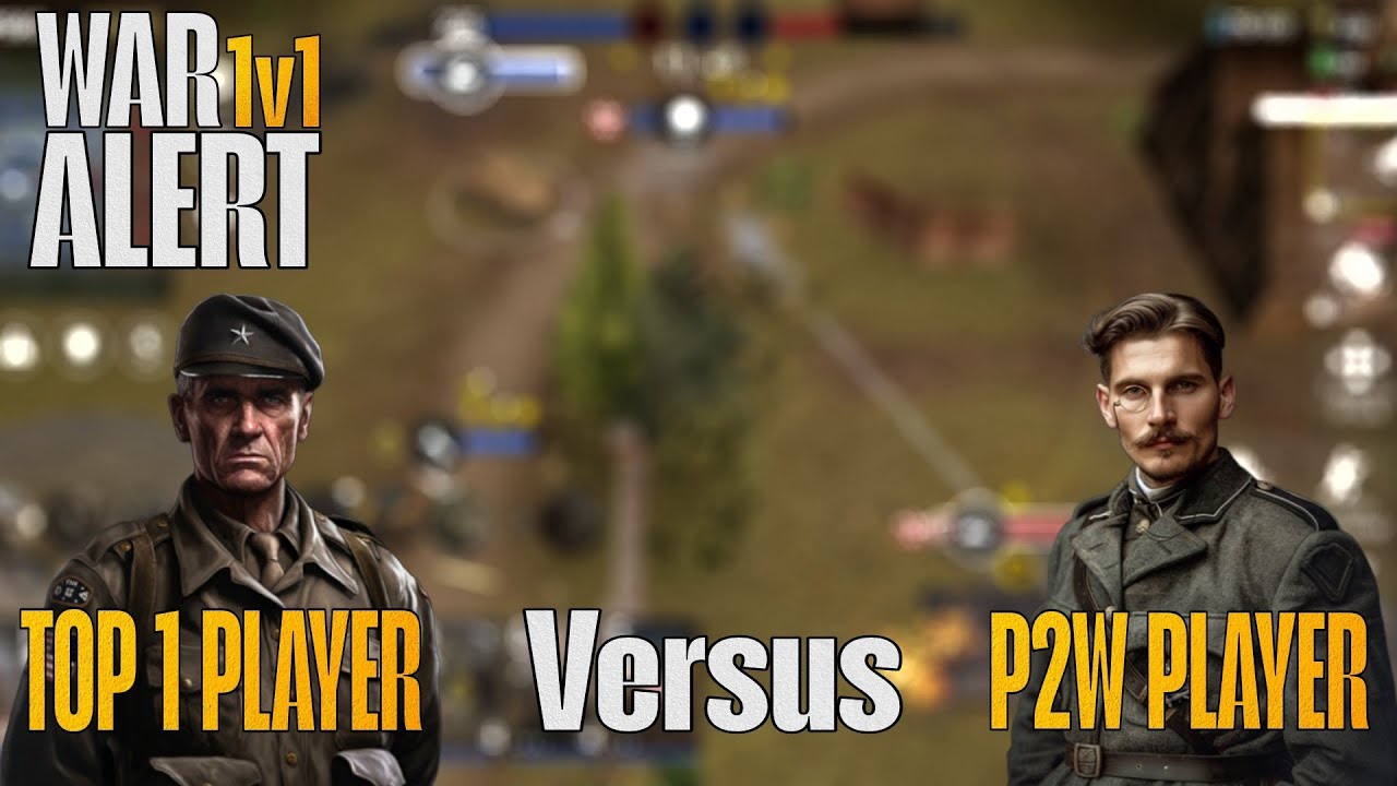 War Alert Gameplay 1v1 With USA ( Rank 1 VS Whale ) On osterbeck Map