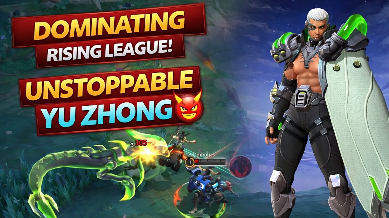 UNSTOPPABLE YU ZHONG 😈 RISING LEAGUE DESTROYED