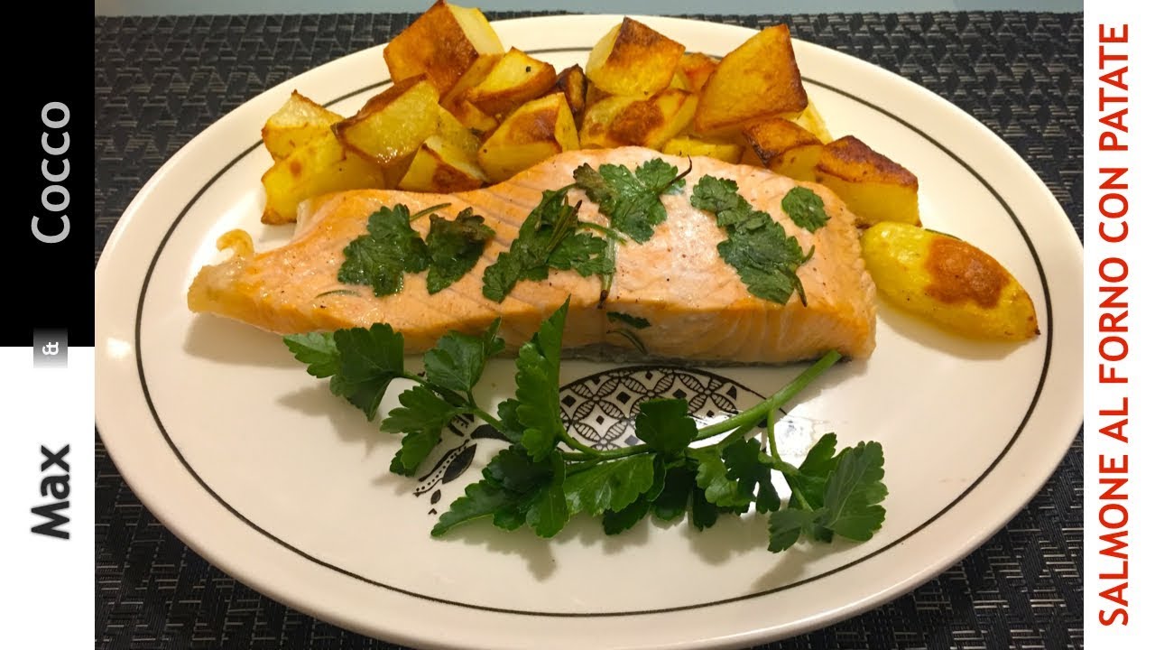 Salmone al Forno con Patate - Semplice e Veloce