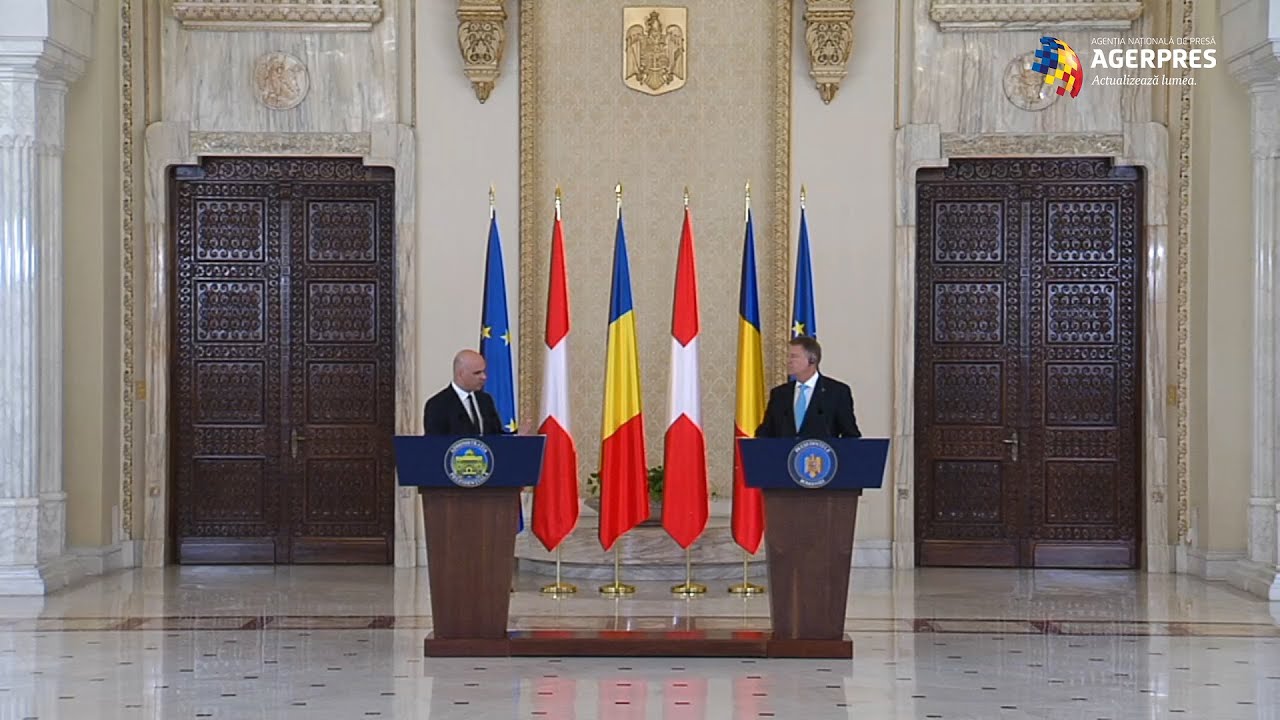 AGERPRES LIVE - Klaus Iohannis - &icirc;nt&acirc;lnire cu preşedintele Confederaţiei Elveţiene