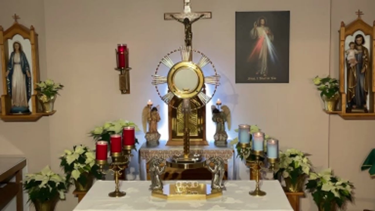 LIVE Eucharistic Adoration - Sisters of Divine Mercy