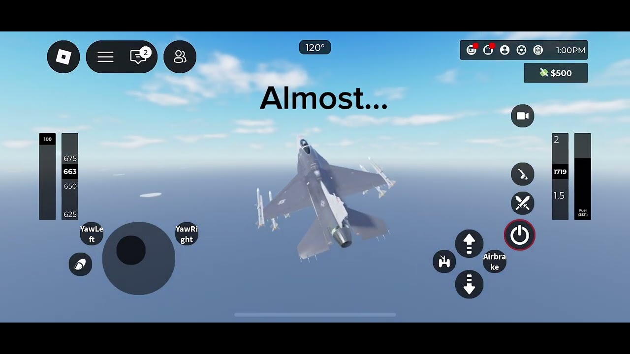 Playing Aircraft carrier for the first time in Roblox