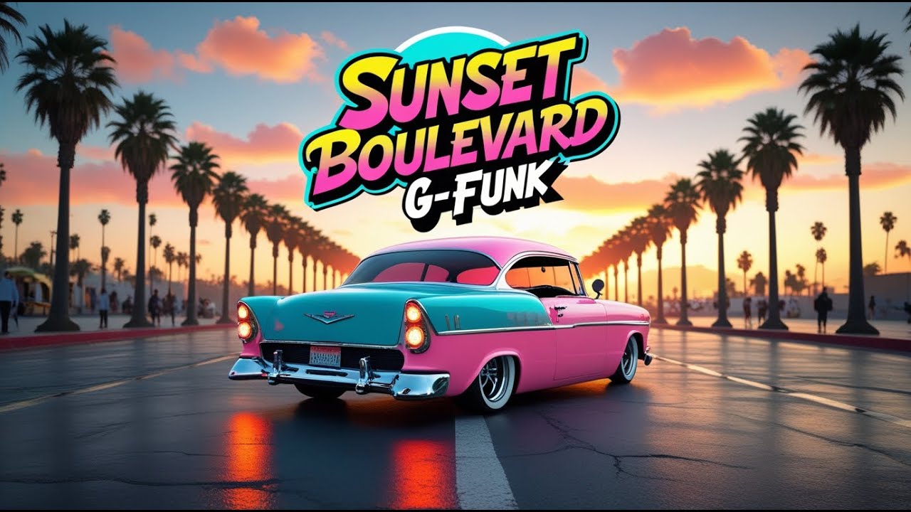 California Sunset G-Funk 🌴 Smooth Basslines and Relaxed Street Atmosphere