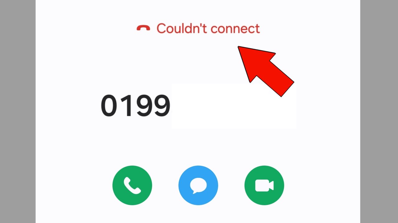 Couldn&rsquo;t Connect Call Problem | How to Fix Couldn&rsquo;t Connect Call Problem