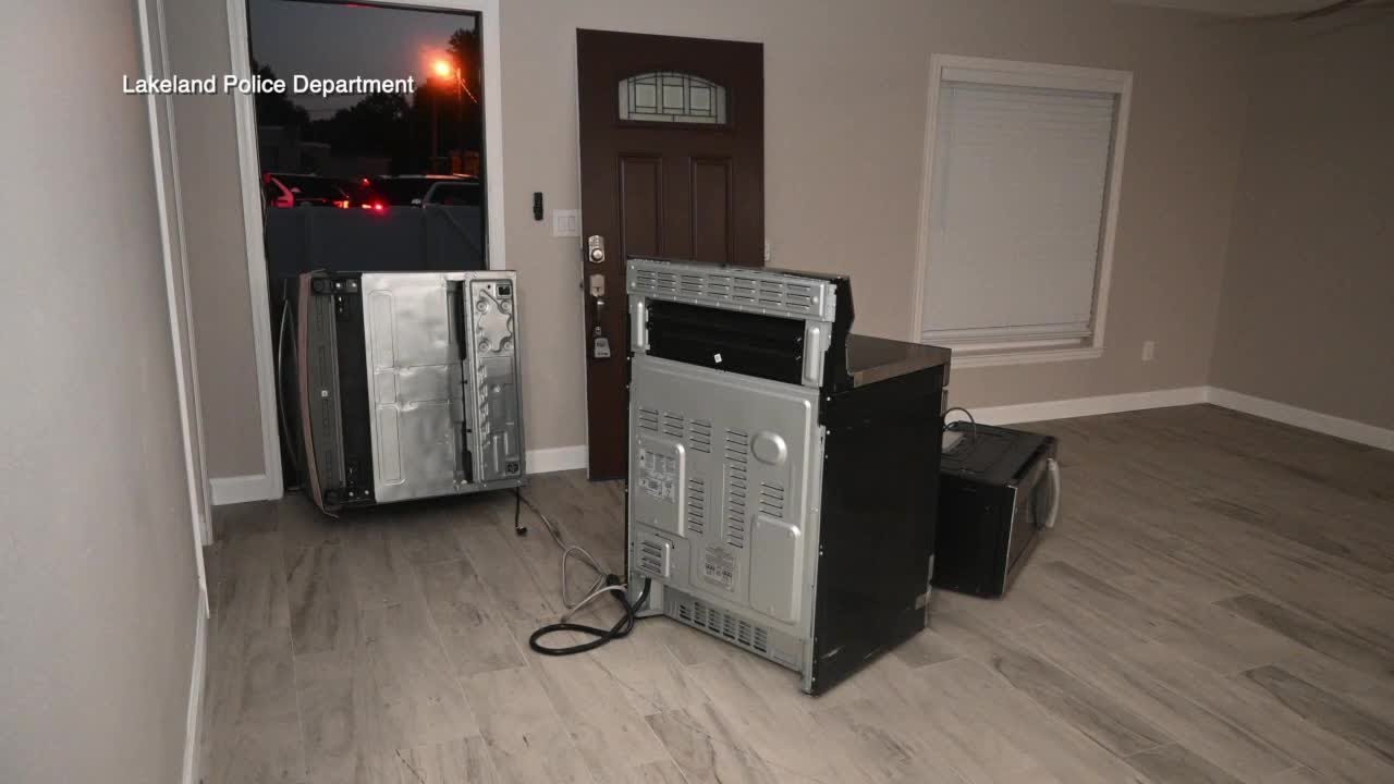 Thieves arrested for attempting to steal all appliances from Lakeland home for sale