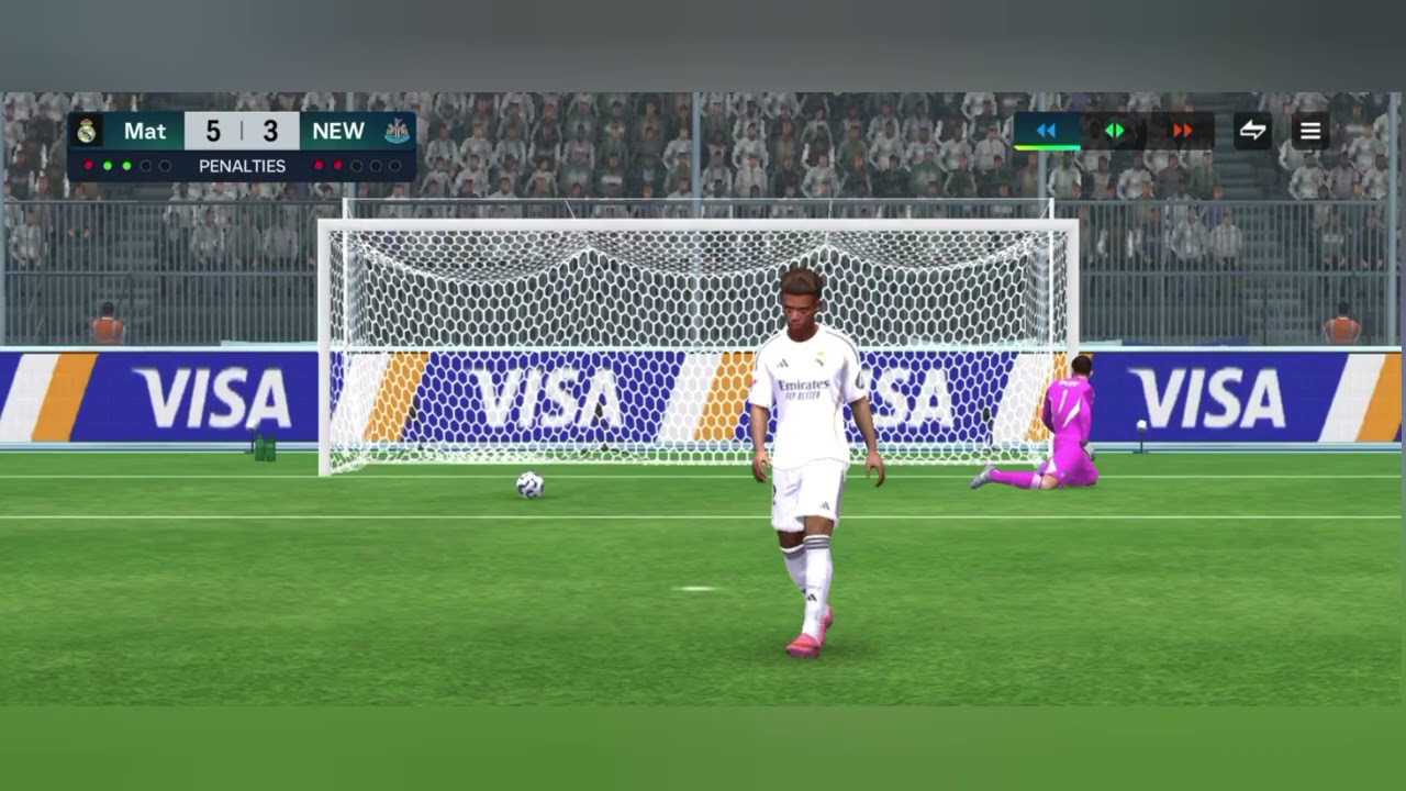 Penalty shootout on fc mobile 26