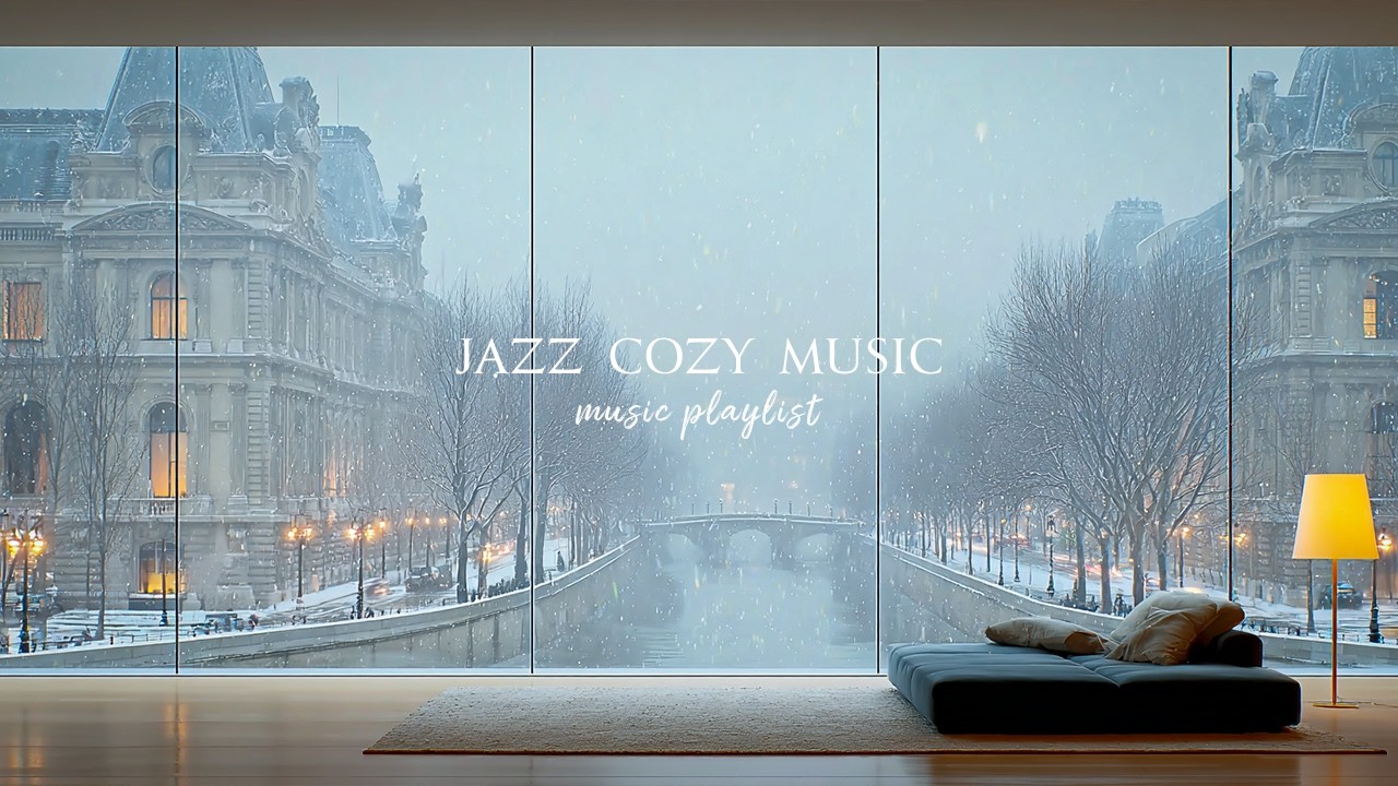 [playlist] 겨울 바다 앞 작은 카페, 천천히 흐르는 선율 | Winter Café Jazz