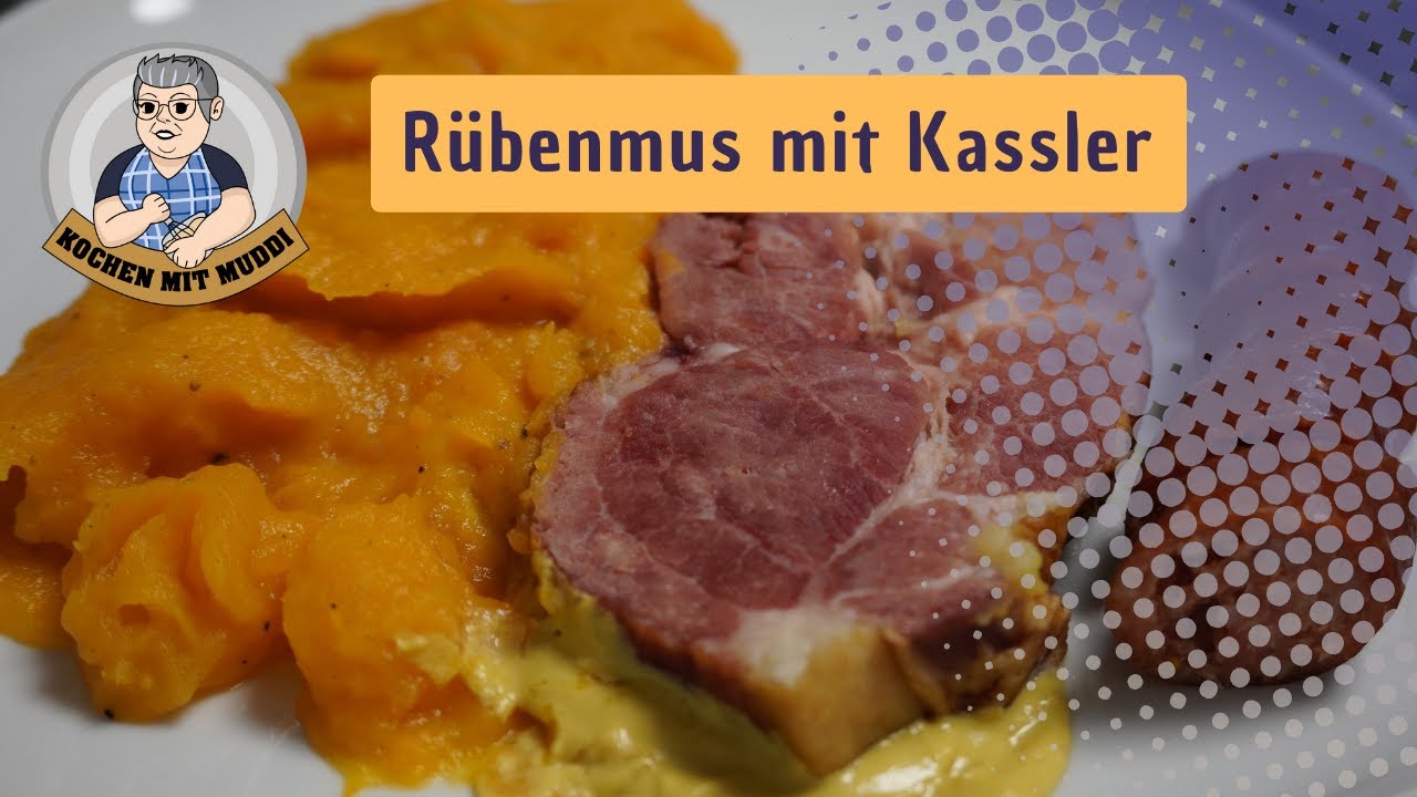 Rübenmus mit Kassler