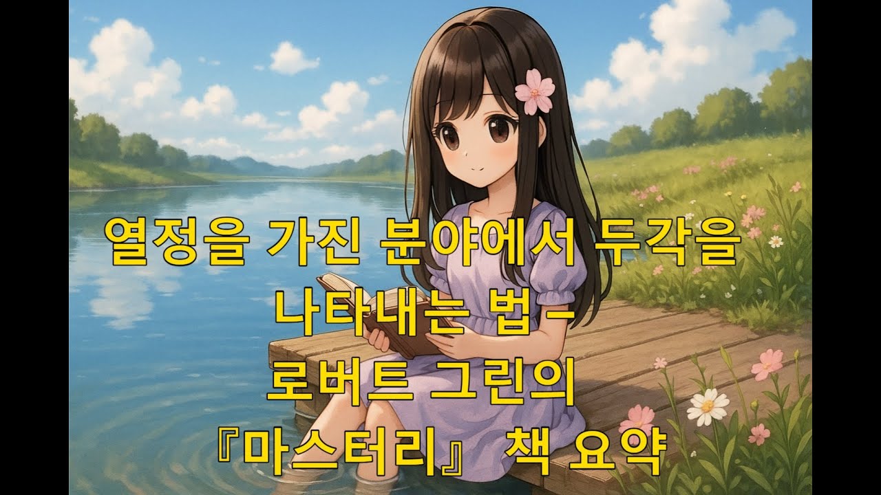 열정을 가진 분야에서 두각을 나타내는 법 – 로버트 그린의 『마스터리』 책 요약