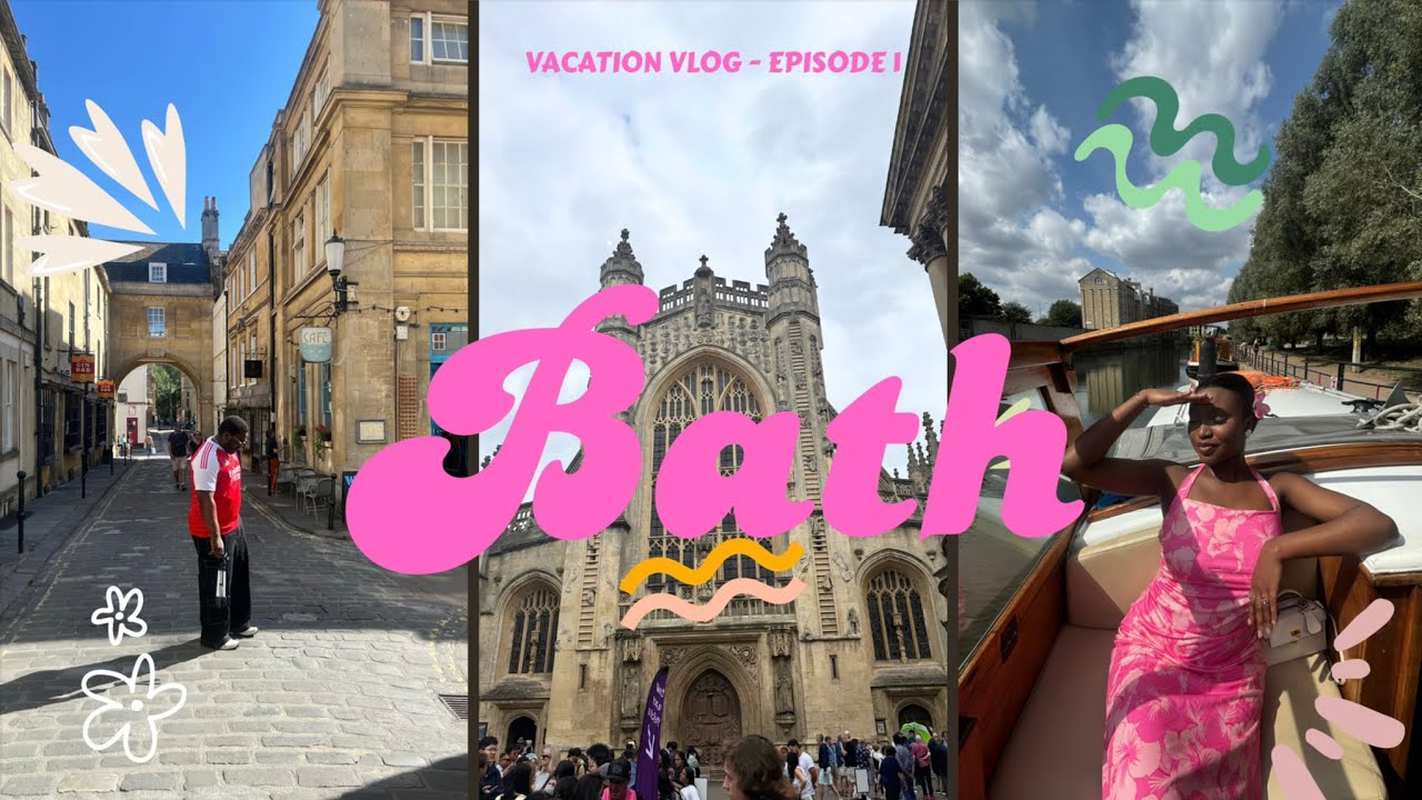 First Mini Vacation In Bath VLOG 🚌|| Couple travel + Sight seeing + Jane Austen and So much more|| 🚞