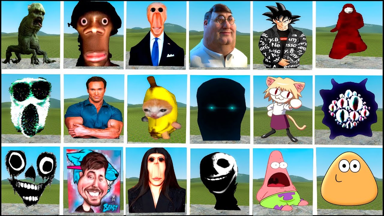 ULTIMATE NEXTBOTS PACK \Nextbots\ Gmod! Garry's Mod!
