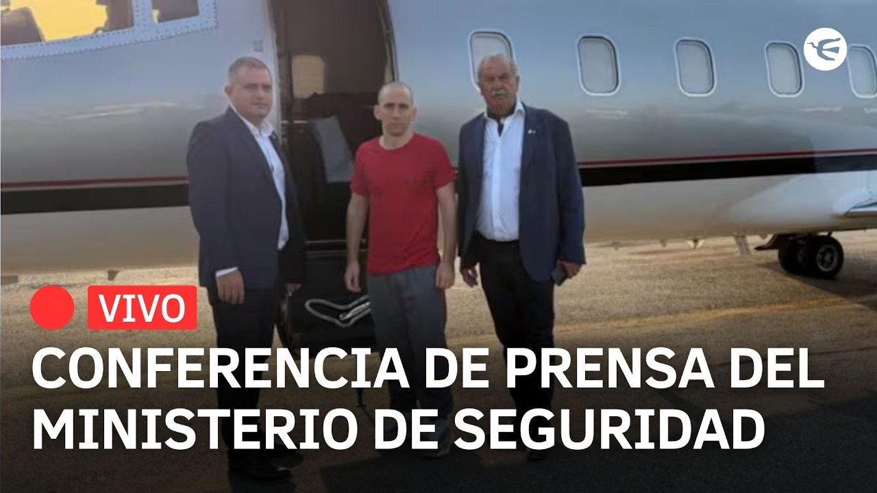 EN VIVO | Conferencia de prensa del Ministerio de Seguridad sobre el regreso de Nahuel Gallo