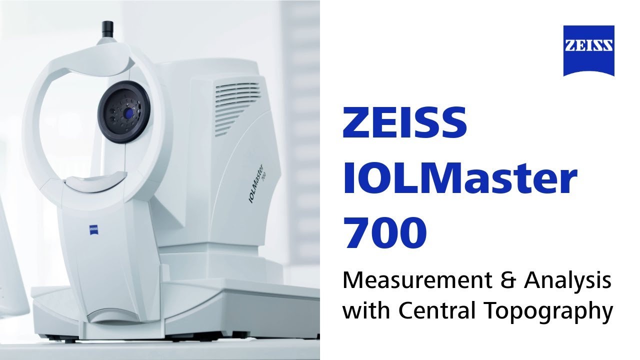 How to perform a measurement and analysis with Central Topography on the ZEISS IOL Master 700