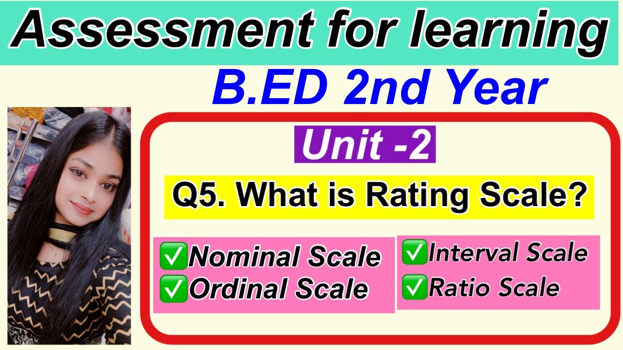 What Is Rating Scale | Types of Rating Scale | Assessment for Learning | B.ED 2nd Year | Unit 2