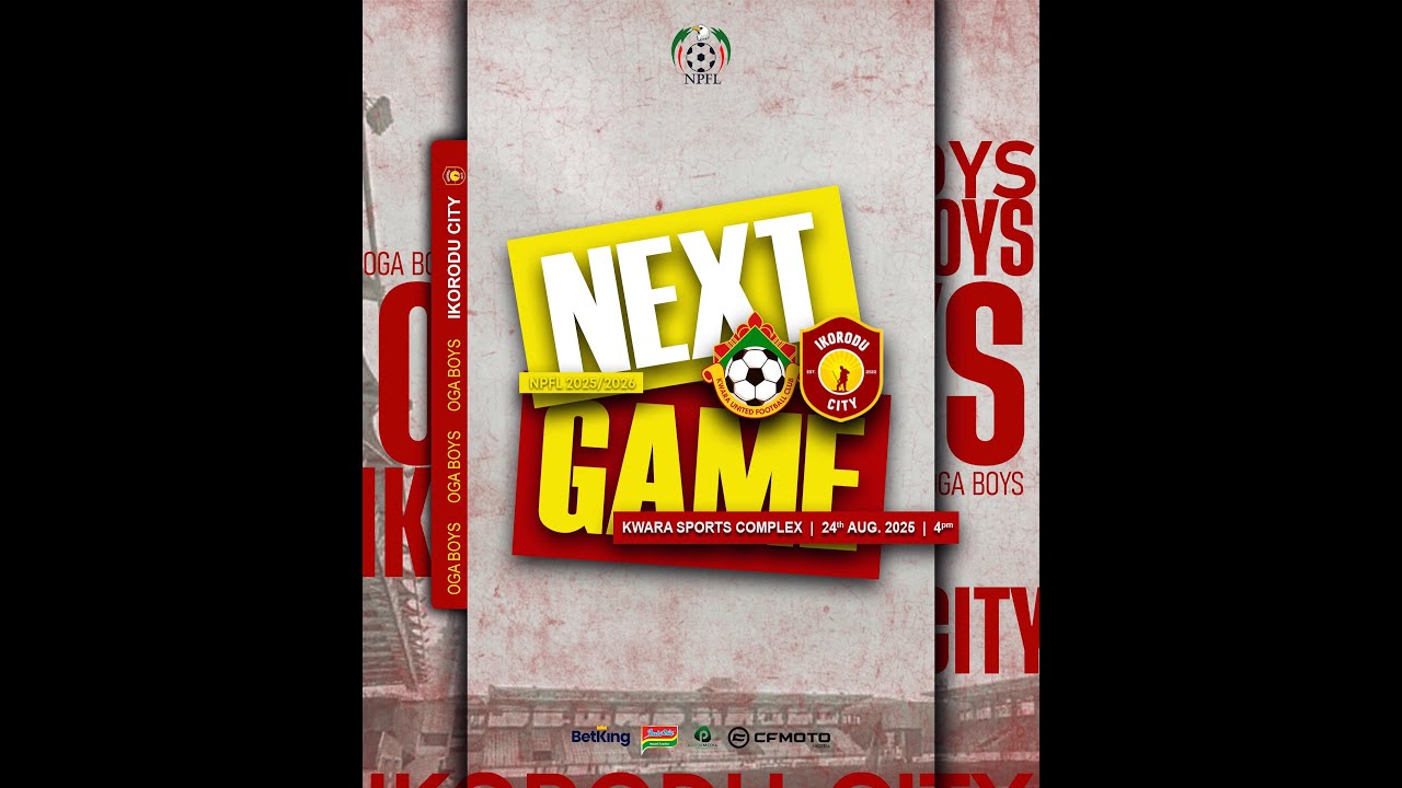 Kwara United vs Ikorodu City FC | NPFL25/26 Matchday 1