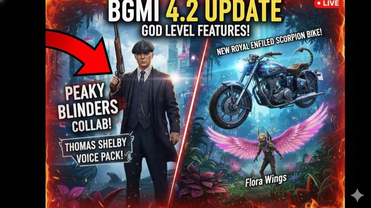 BGMI 4.2 UPDATE IS HERE! 🌳 Primewood Genesis Gameplay & Royal Enfield Ride! 🏍️
