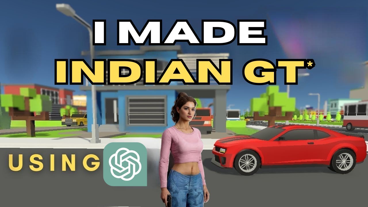 Can I Make Indian GTA 6 Inspired Game Using Chat GPT ?😄( Fan Made ) | Game Devlog Hindi #gta6 #gta