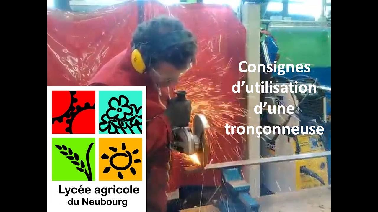 Consignes de sécurité à l'utilisation de la disqueuse