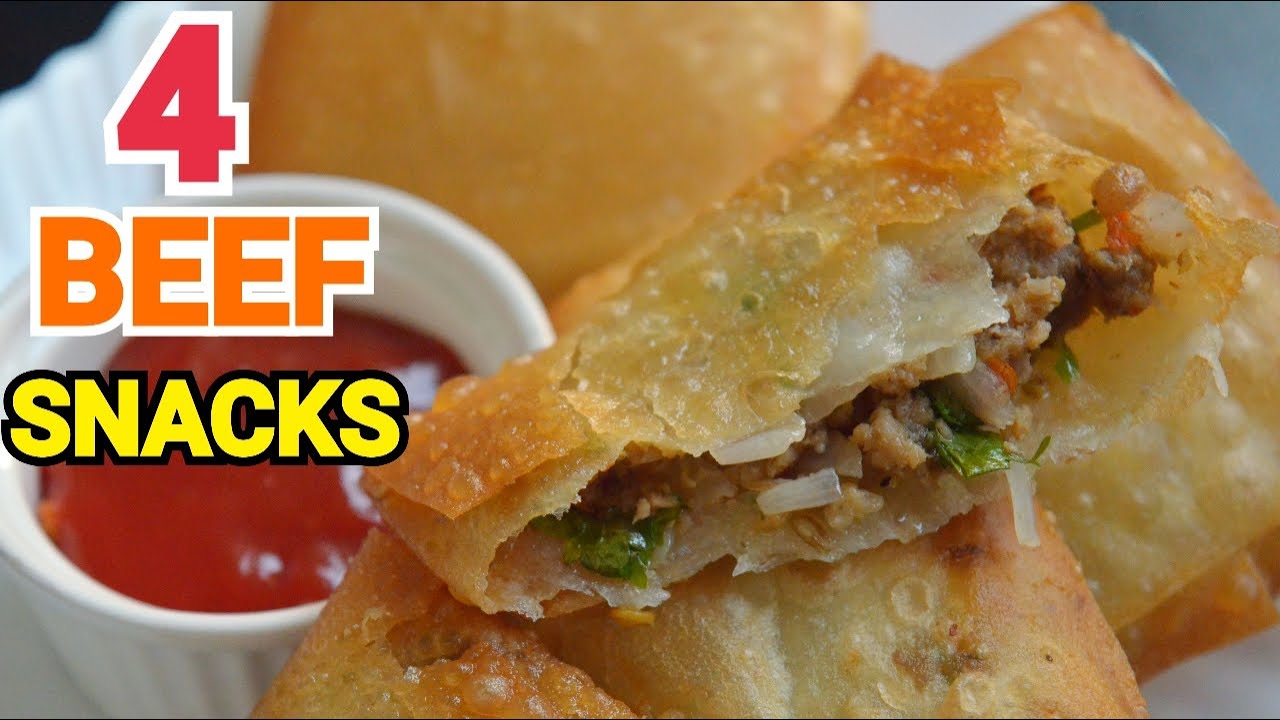 4 Best BEEF SNACKS For EID PARTY by (YES I CAN COOK)