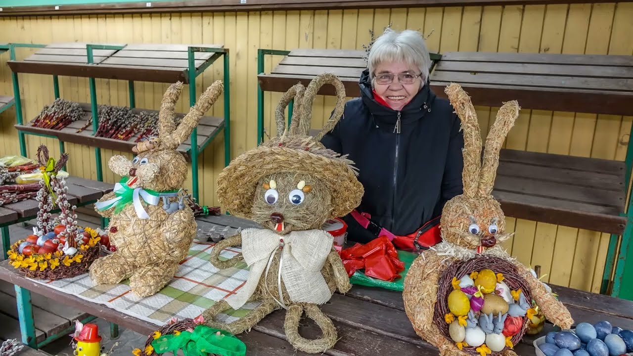 Прекрасный пасхальный рынок в Вентспилсе, 04.04.2026, Латвия.