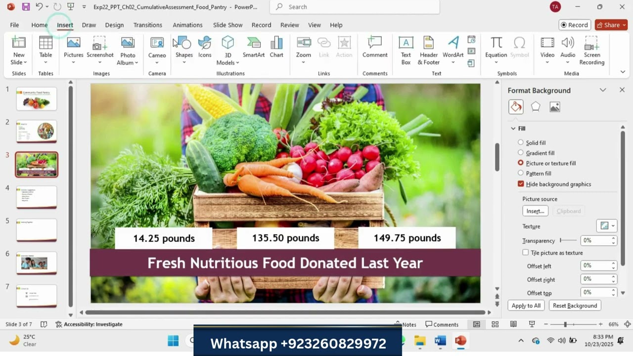 Exp22_PowerPoint_Ch02_CumulativeAssessment_Food_Pantry | Exp22 PowerPoint Ch02 CumulativeAssessment