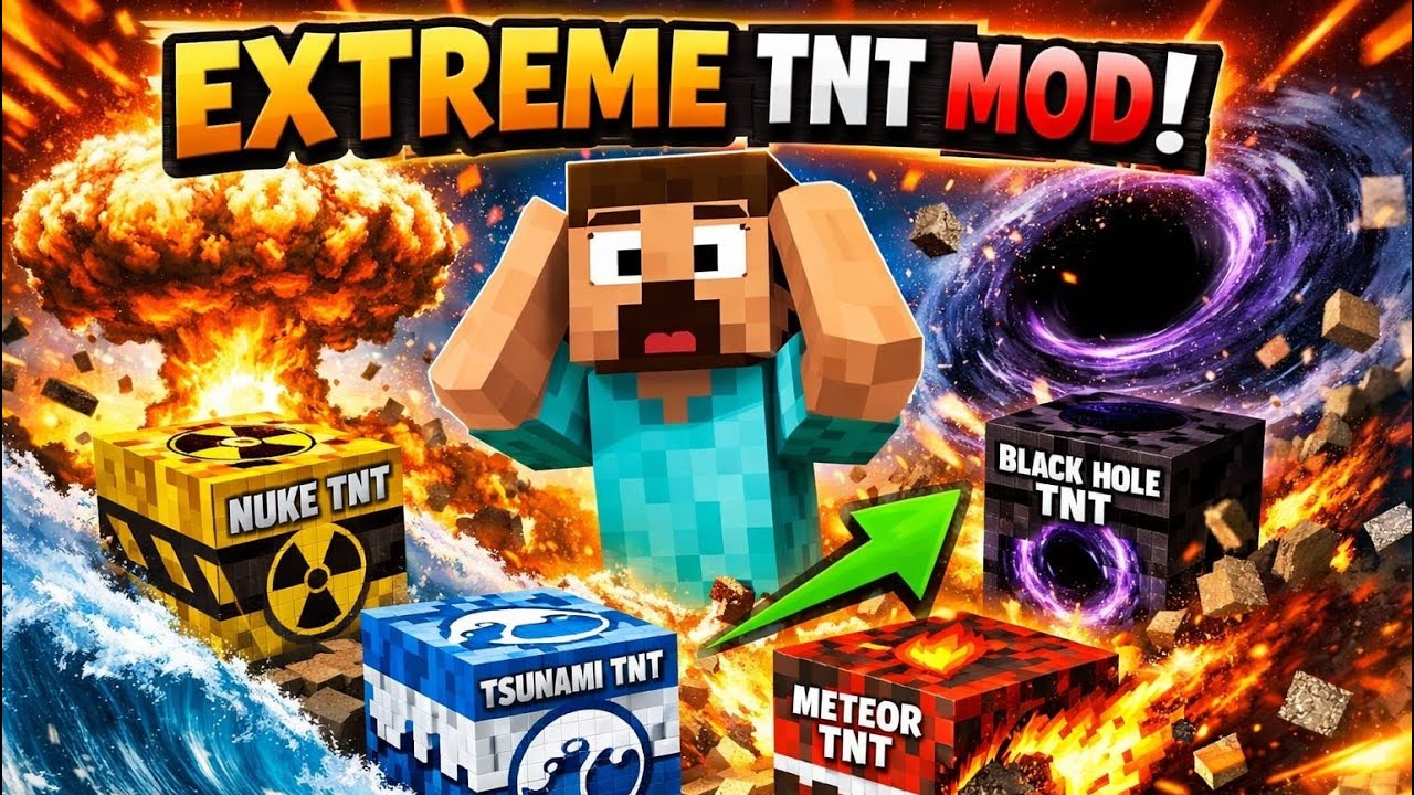 ICH TESTE DAS KRASSESTE TNT IN MINECRAFT 💣 | More TNT Mod EXPLOSIONEN!