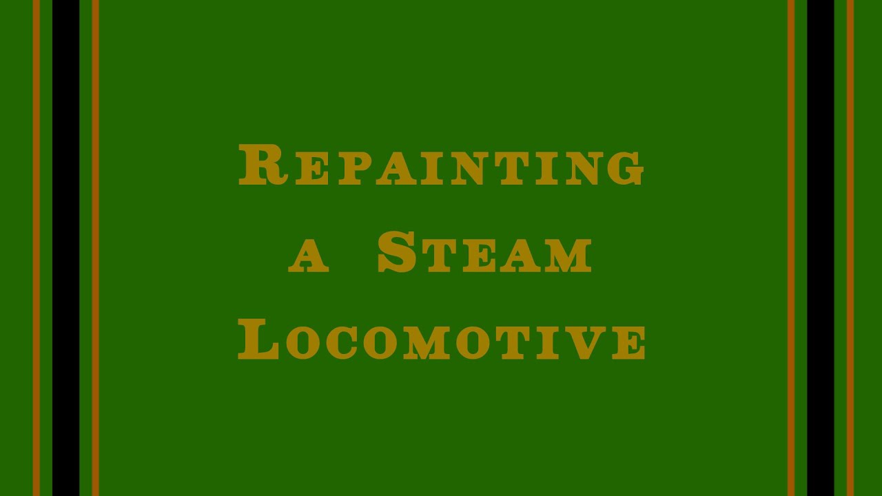Repainting a Steam Locomotive - GWR Wartime Black Hall - SWAS Episode 28