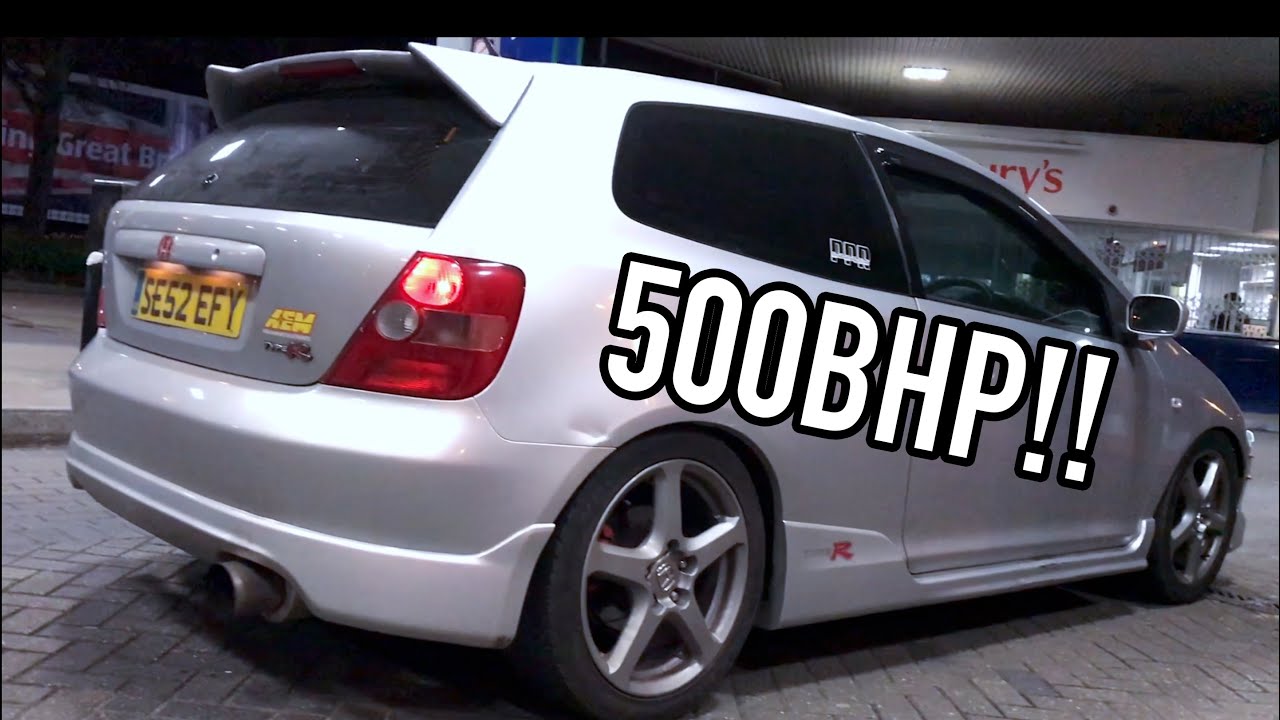 *ТУРБО* HONDA CIVIC TYPE R EP3 500 л.с.!!!