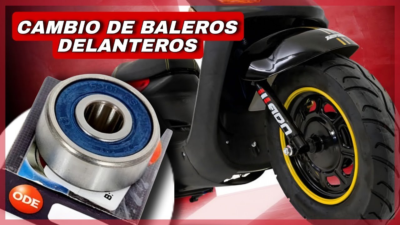 COMO CAMBIAR LOS BALEROS DE UNA MOTONETA