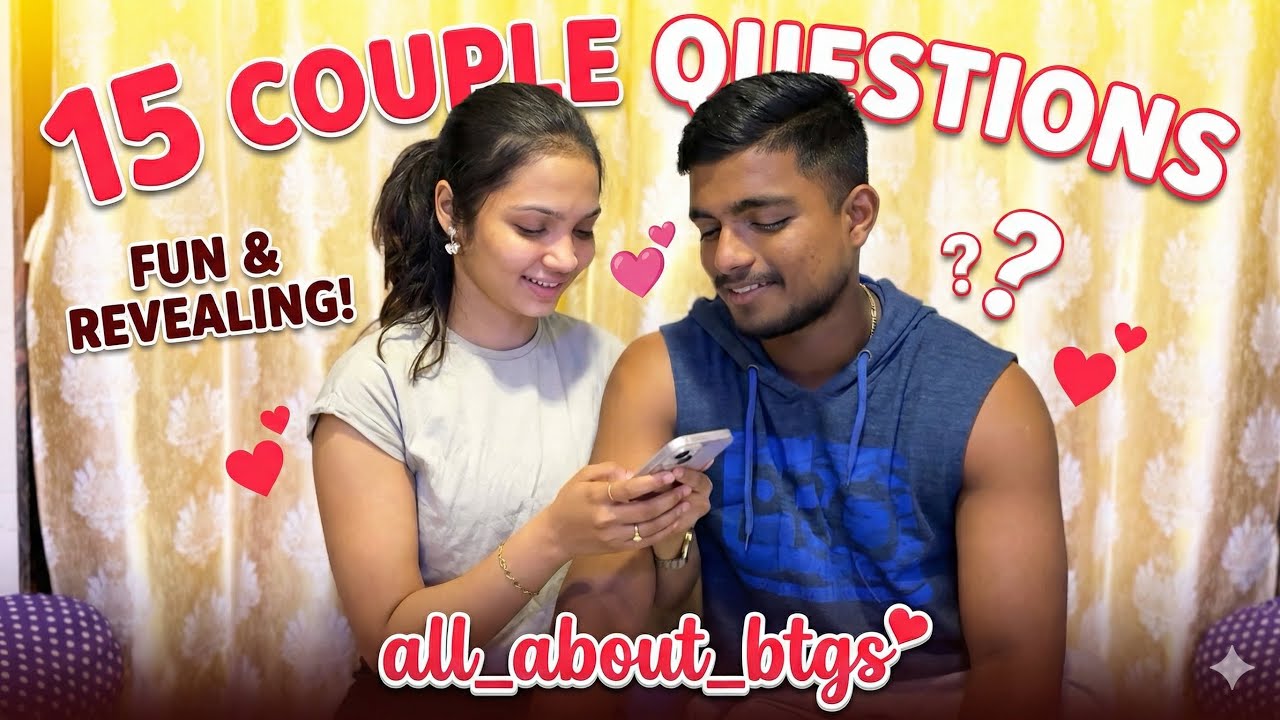 Get To Know Us Better! Laugh’s,Love and Secrets | 🥰 15 Questions Q&A #couplequiz #youtubevideo #fun 