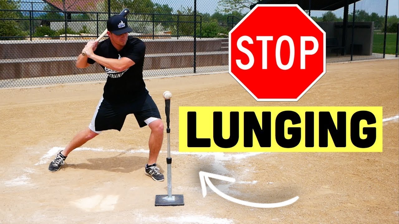 How To FINALLY Stop Lunging In Your Baseball Swing!
