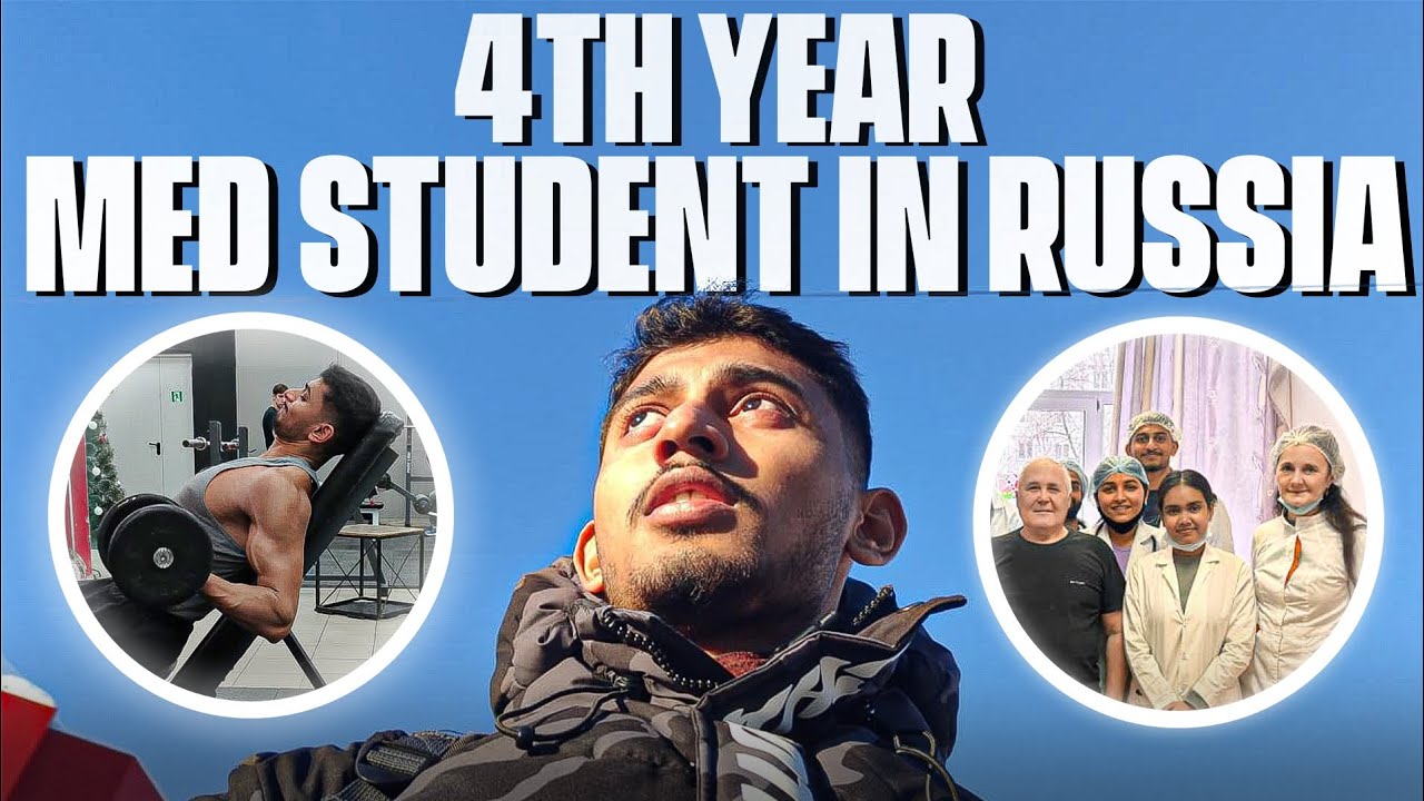 A DAY IN LIFE | MED STUDENT IN RUSSIA 🇷🇺