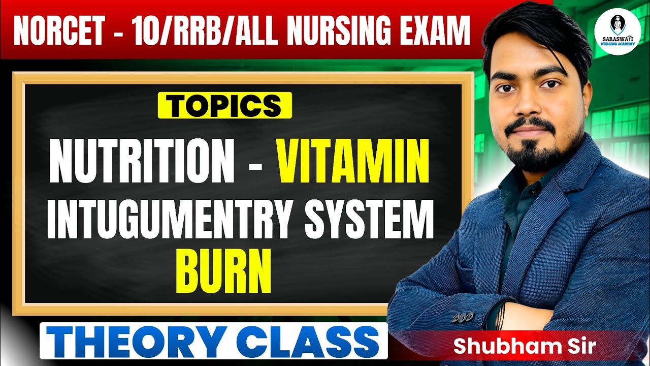 THEORY CLASS ||VITAMIN ||BURN BY SHUBHAM SIR