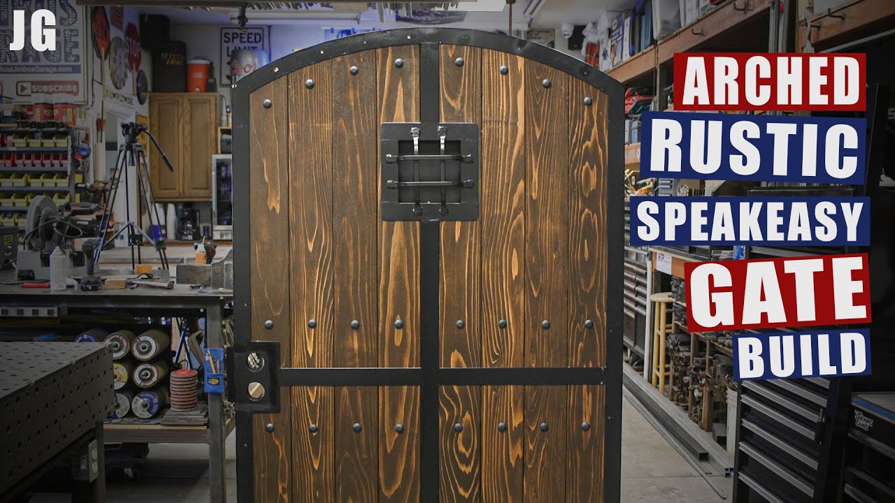 Rustic Metal Speakeasy Gate Door | JIMBO'S GARAGE