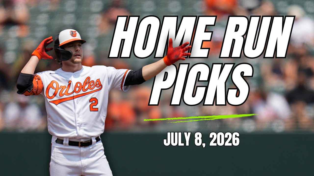 🚀 MLB Home Run Picks Today 7/8 | Chasers Edge Model Breakdown