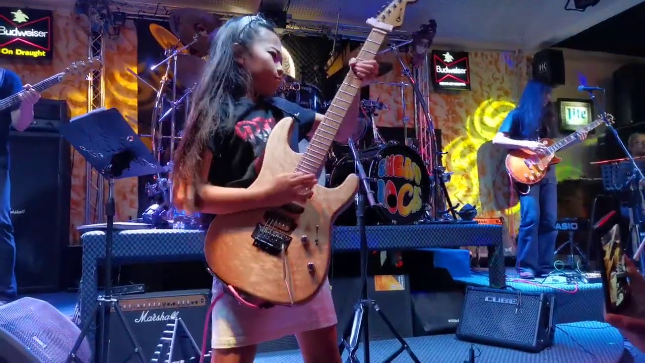 Burn - Deep Purple  Petty Vimolwan Saisathit Cover  #sweatrock #PettyRock   #น้องเพชร #guitarkids