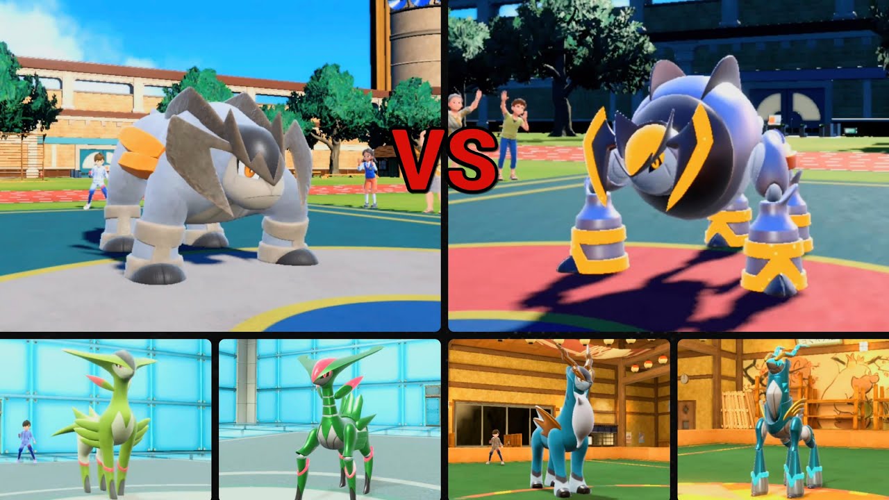 Pok&eacute;mon Scarlet & Violet | Unova Legendary Vs Paradox + Tera Stellar Form - Indigo Disk