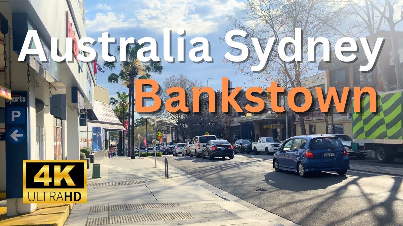 【4K Walk】Walking around Bankstown in Sydney Australia 2023